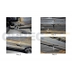 Пороги алюминиевые Rival Black New для Skoda Kodiaq 2017-2021