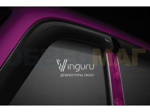 Дефлекторы окон Vinguru 4 штуки для Skoda Yeti № AFV39509